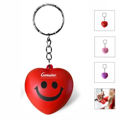 Heart Stress Reliever with Keychain