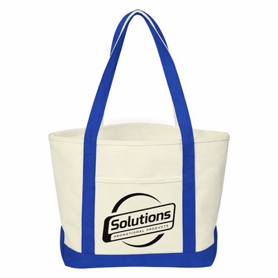 24 Oz. Recycled Cotton Canvas Yacht Tote - 13" x 20.5"