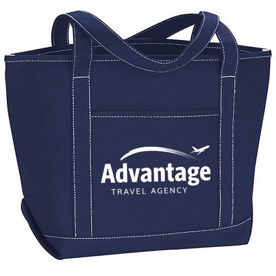 24oz Cotton CanvasYacht Tote - 13" x 19"